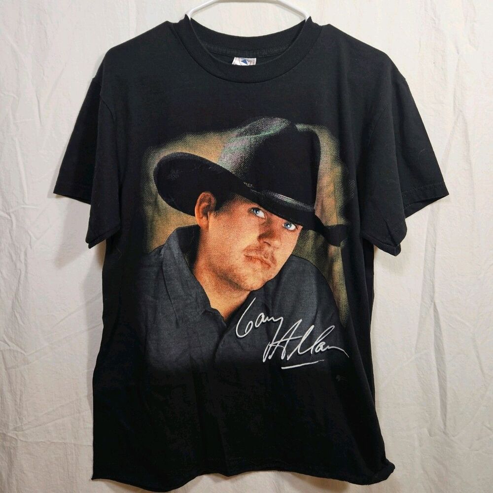 VINTAGE COUNTRY MUSIC GARY ALLAN 1990S TEE SHIRT MEDIUM DELTA